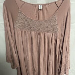 Old Navy Women's Dusty Pink Blouse